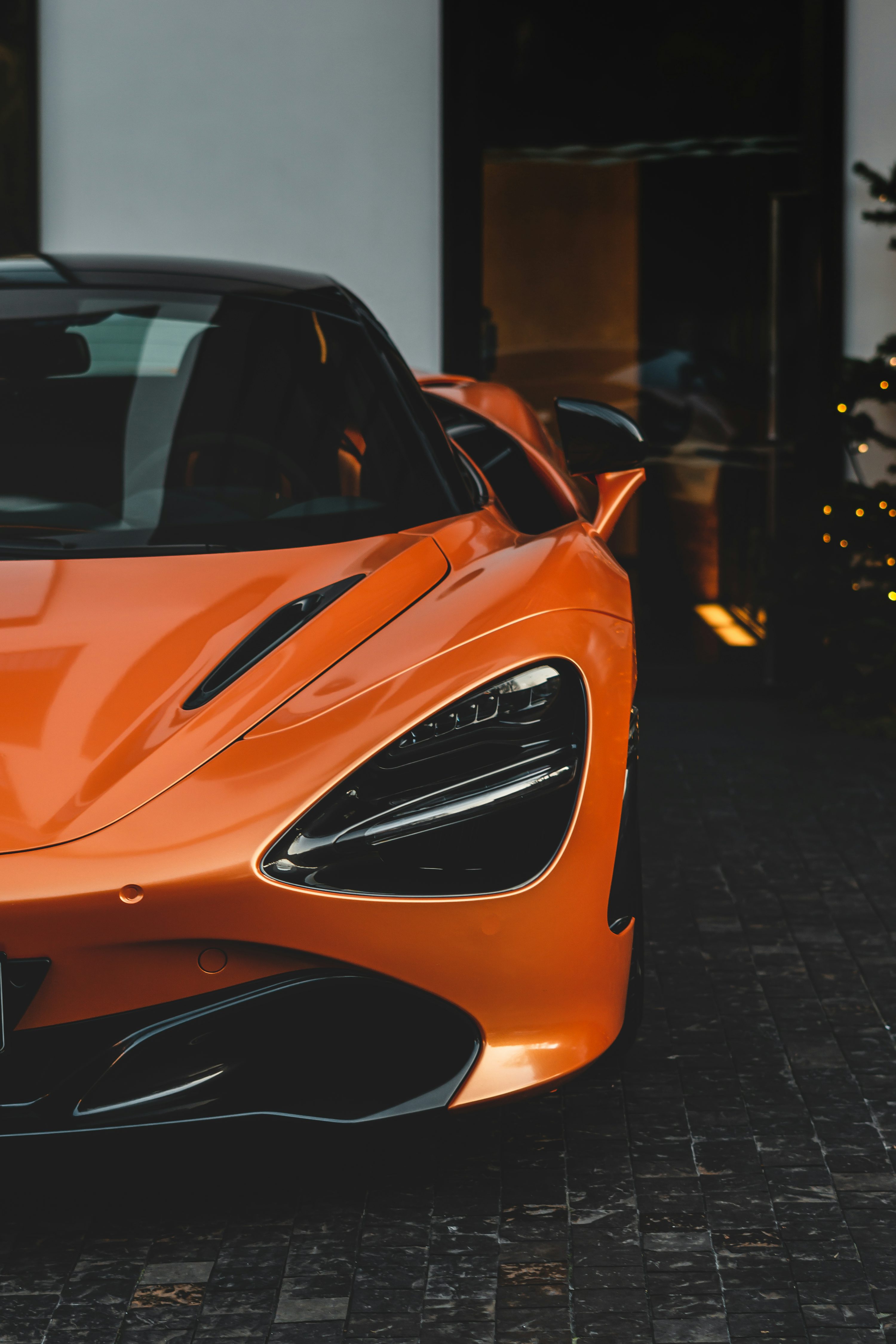 Orange supercar photo