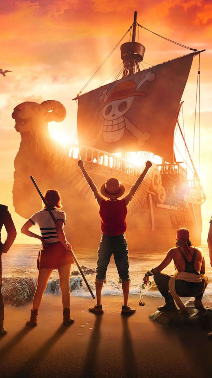 One Piece Series Poster 4K Ultra HD Mobile Wallpaper for iPhone & Android