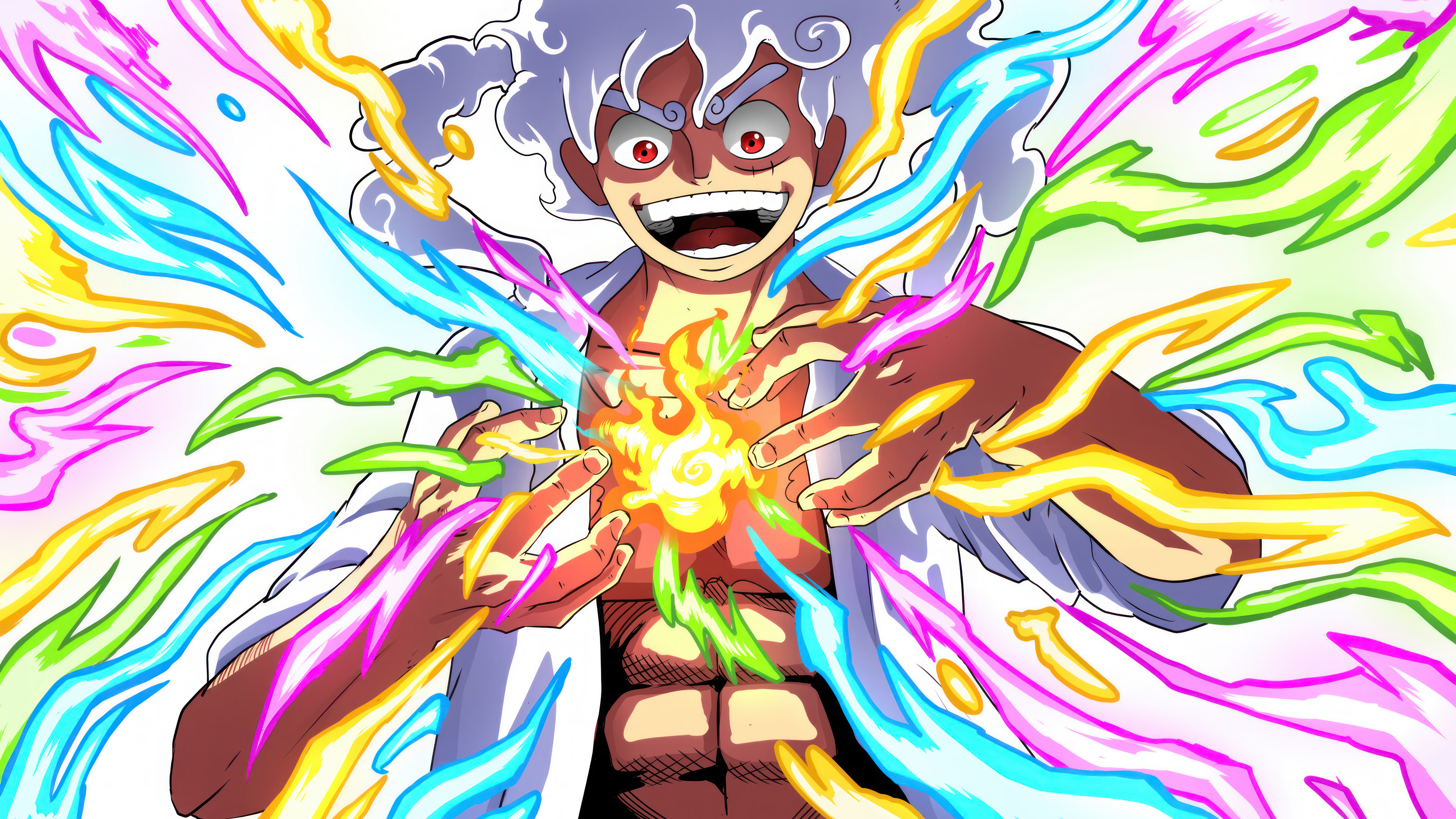 Luffy Gear 5 One Piece Wallpaper 4K HD