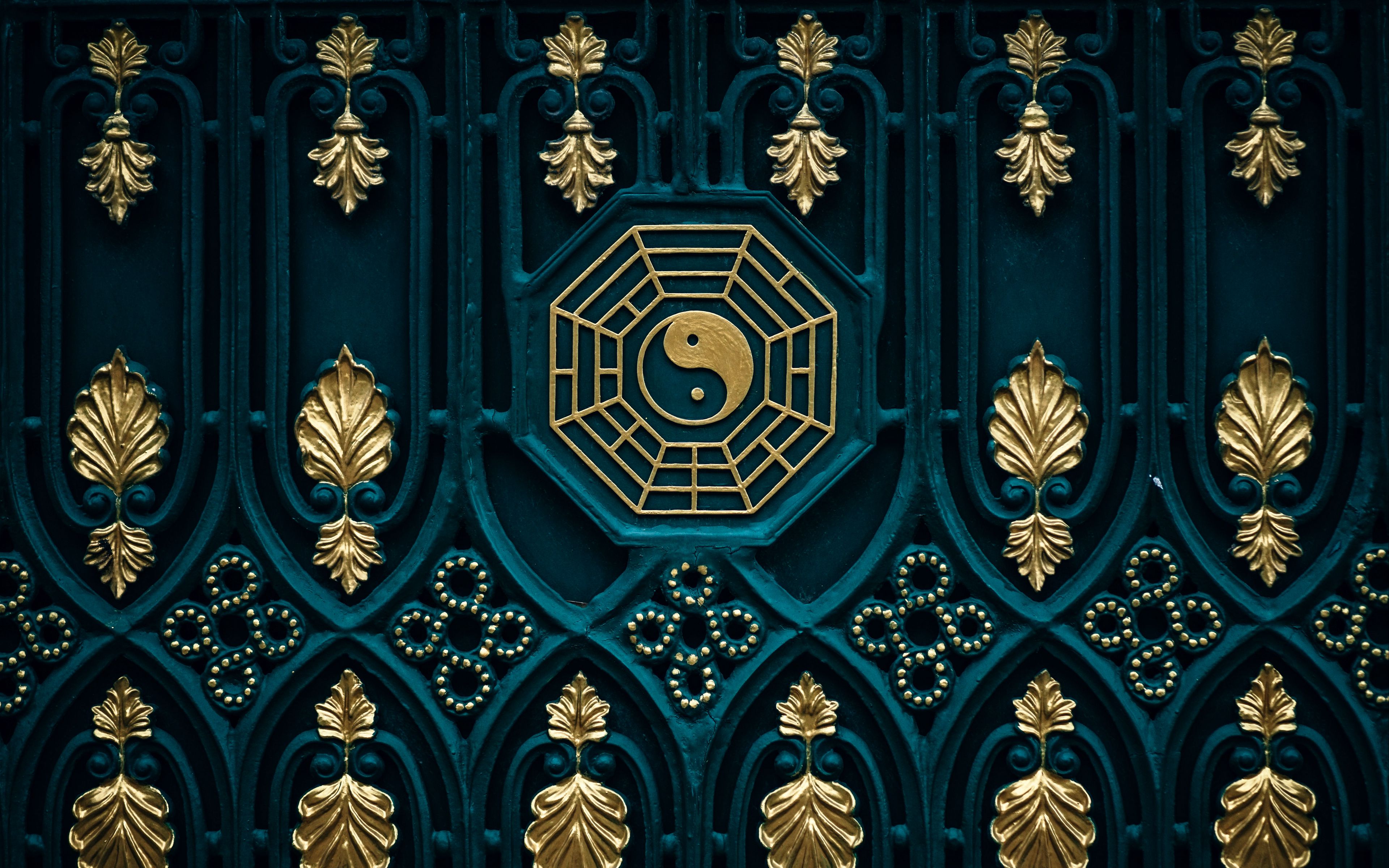 Download wallpaper 3840x2400 yin yang