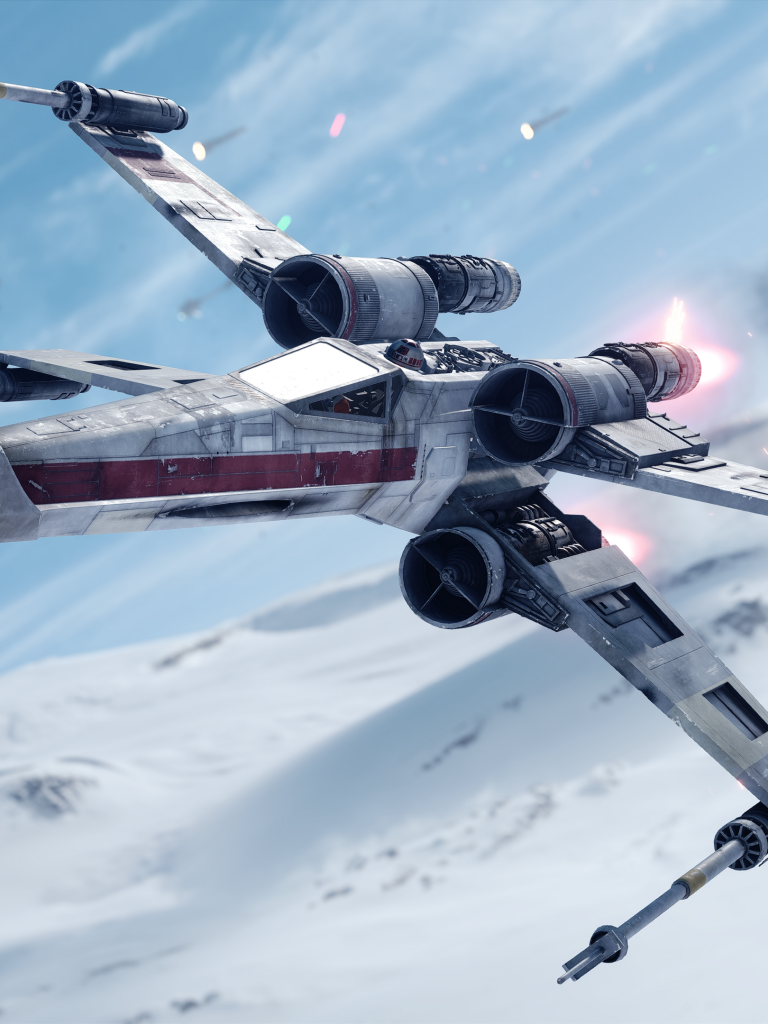 X Wing Starfighter Wallpaper 4K, Star