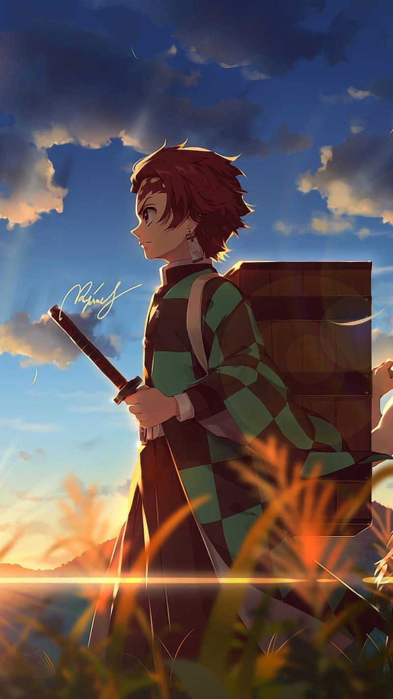 Demon slayer tanjiro wallpaper, r