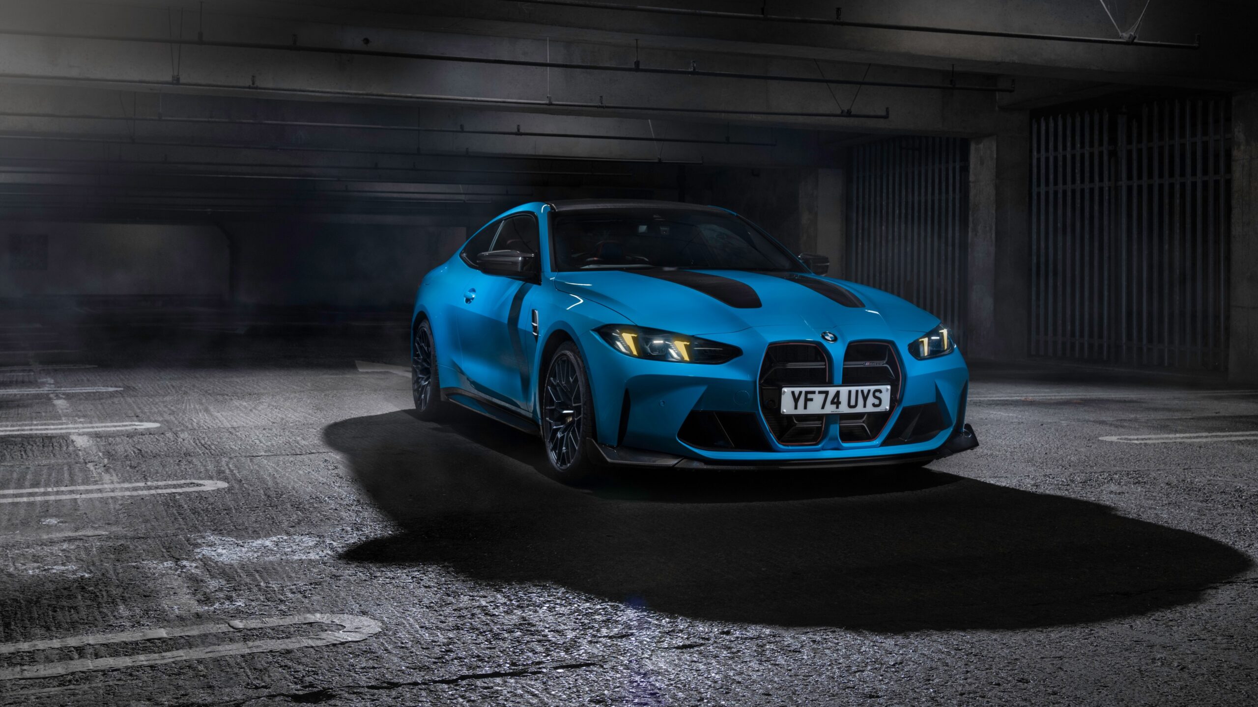 BMW M4 CS Dark aesthetic 4K Wallpaper