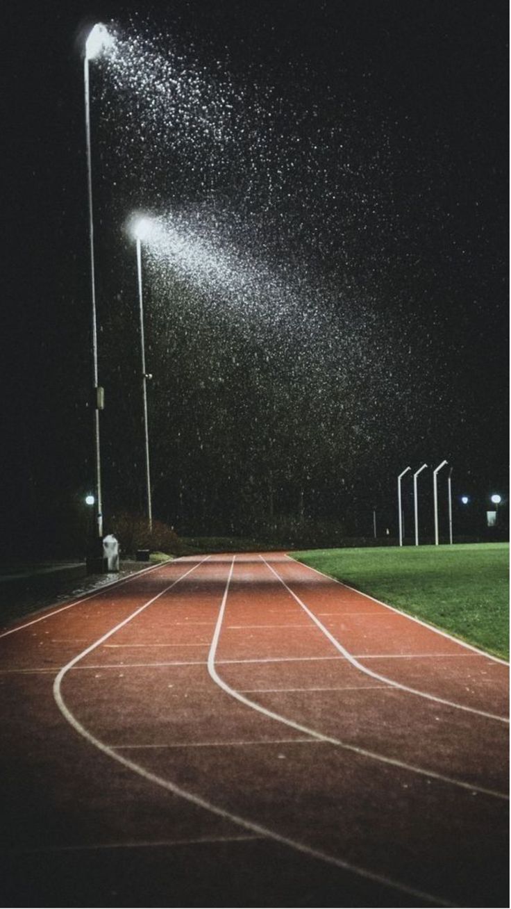 Empty Running Track Aesthetic Wallpaper