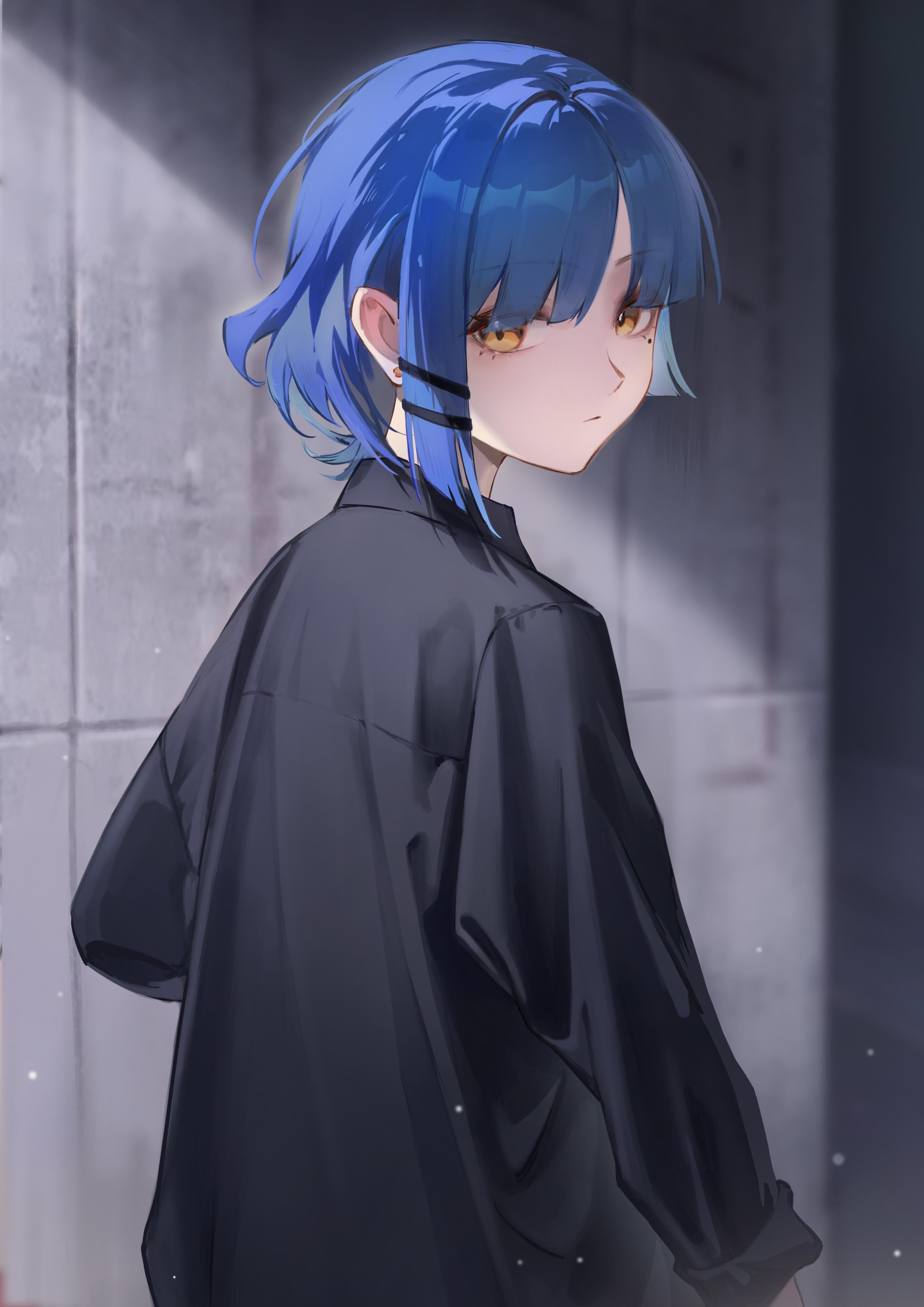 Ryo wallpaper in his phone