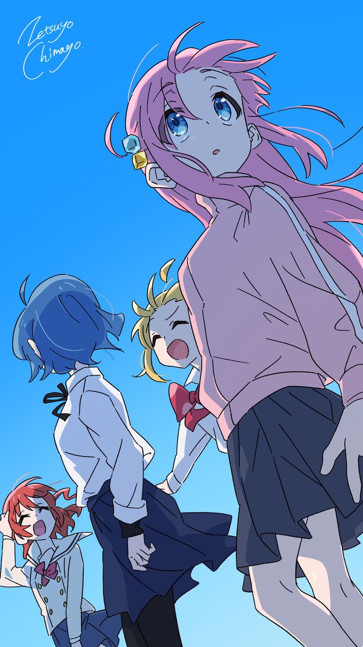 bocchi the rock! phone and tablet wallpaper