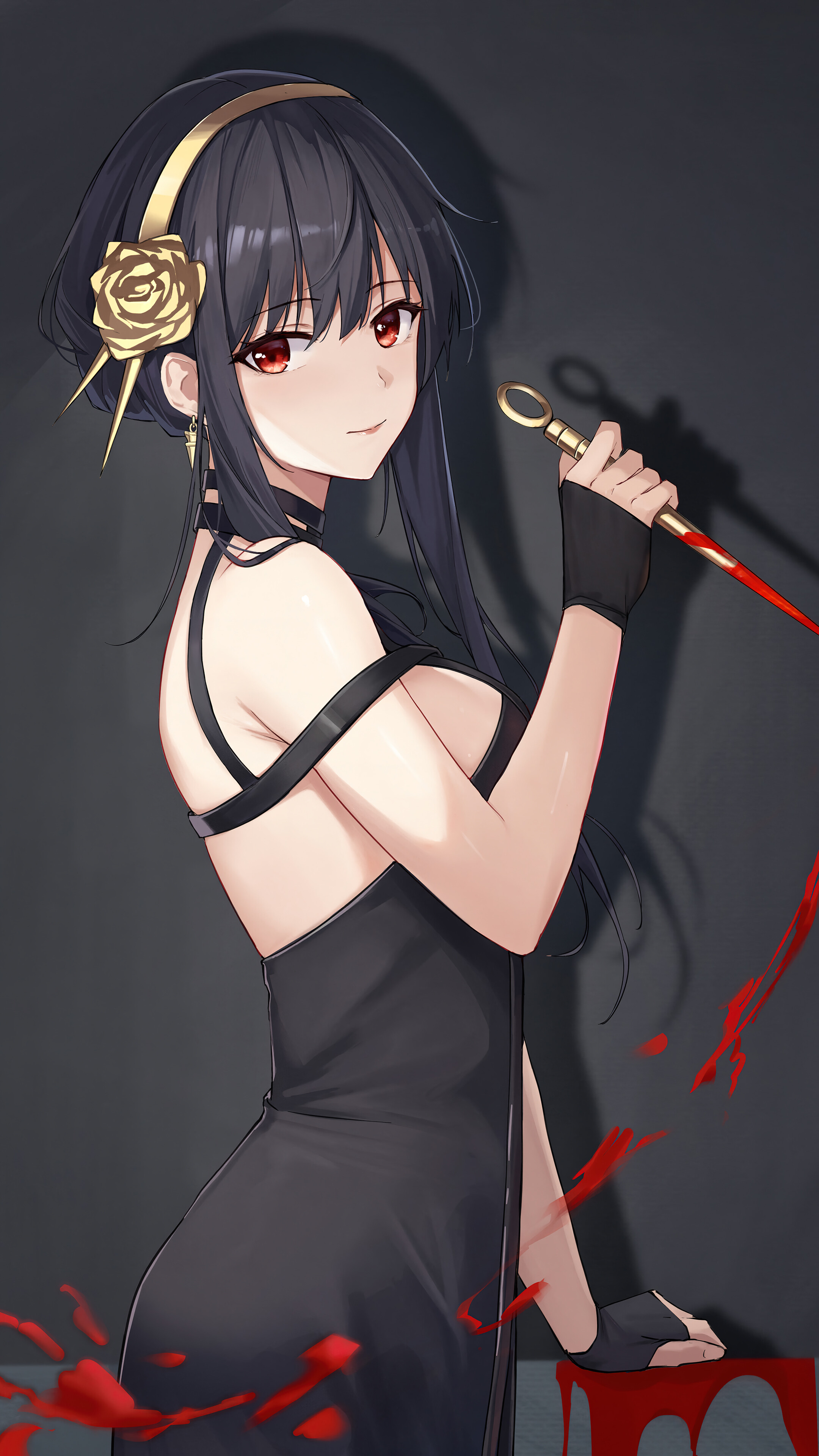 Yor Forger Spy x Family Art 4K Wallpaper iPhone HD Phone g