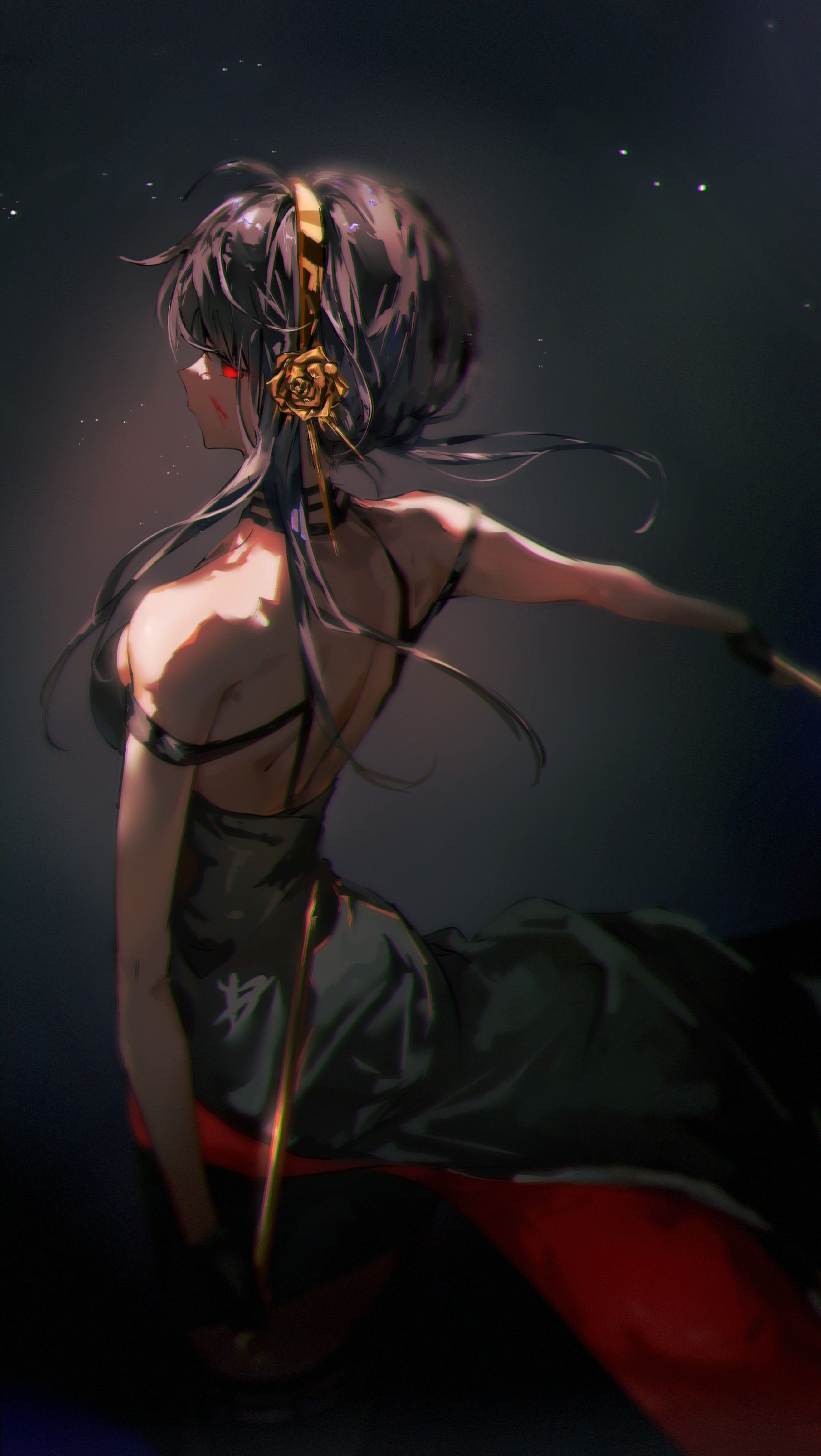 Wallpaper Darkness, Yor Forger, Animated Cartoon, Fan Art, Succeeding, Background Free Image