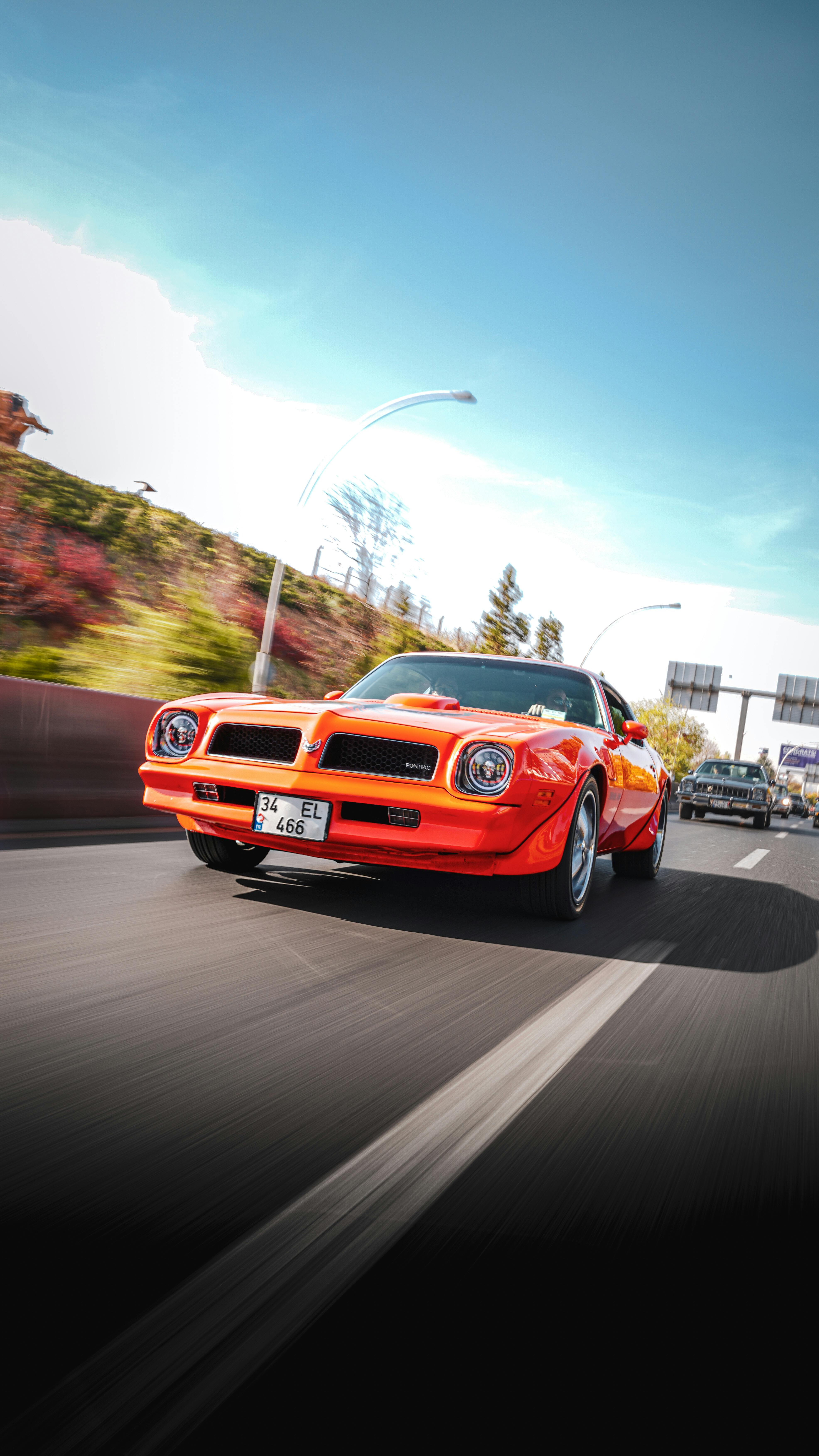 Classic Muscle Car on Ankara Highway