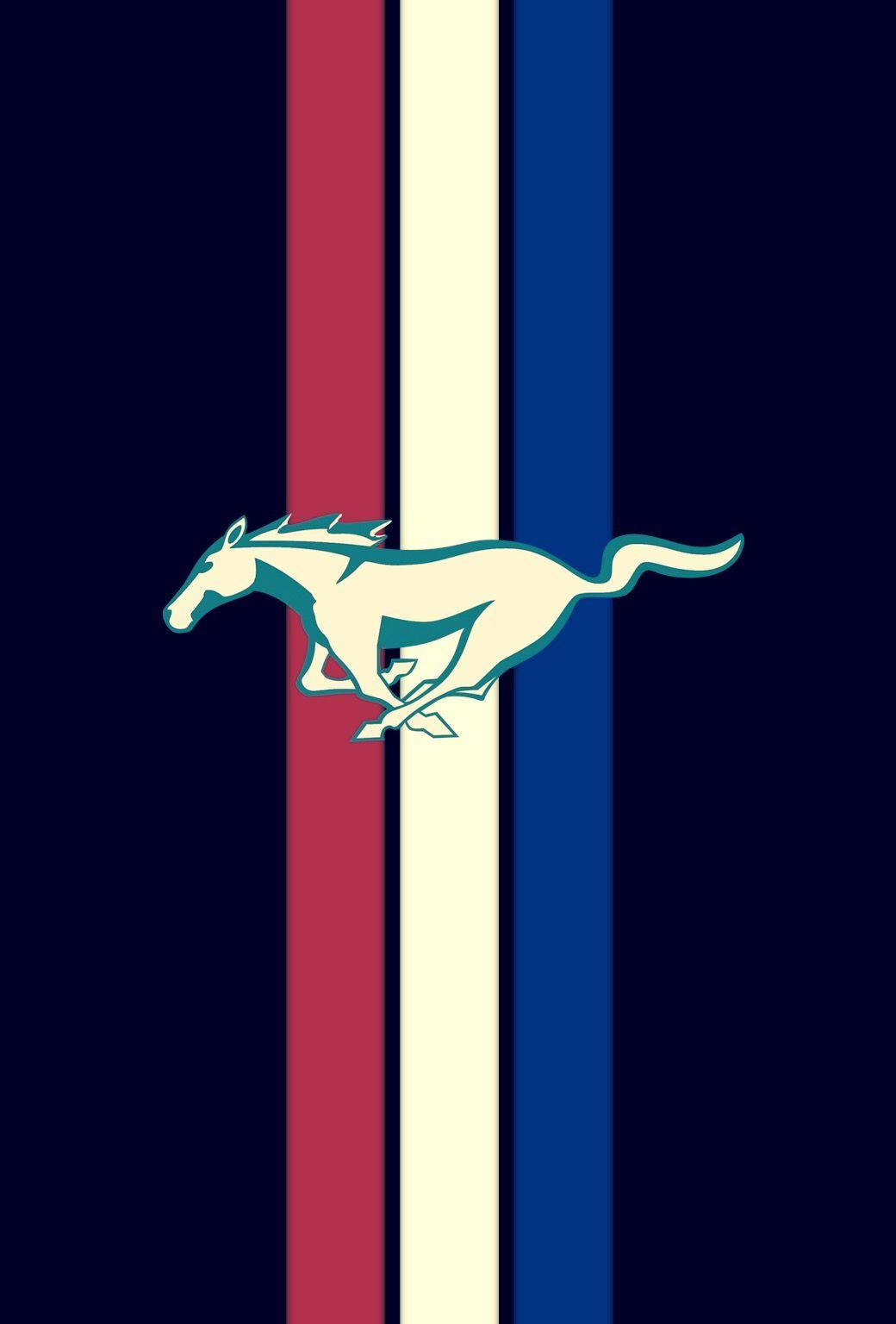 Mustang Logo iPhone Wallpaper