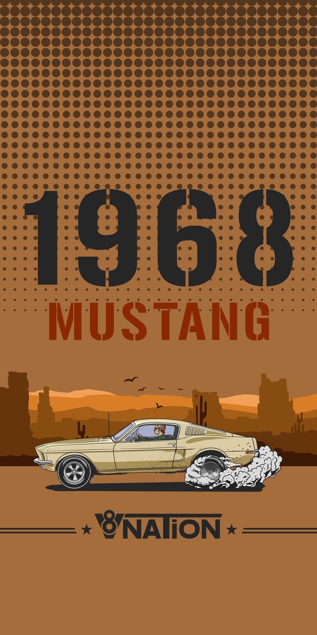 Mustang illustrations