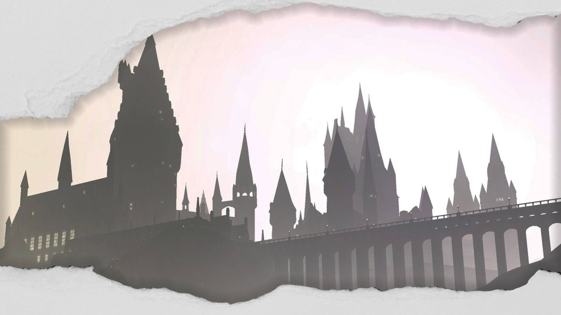 Minimalistic Harry Potter Hogwarts