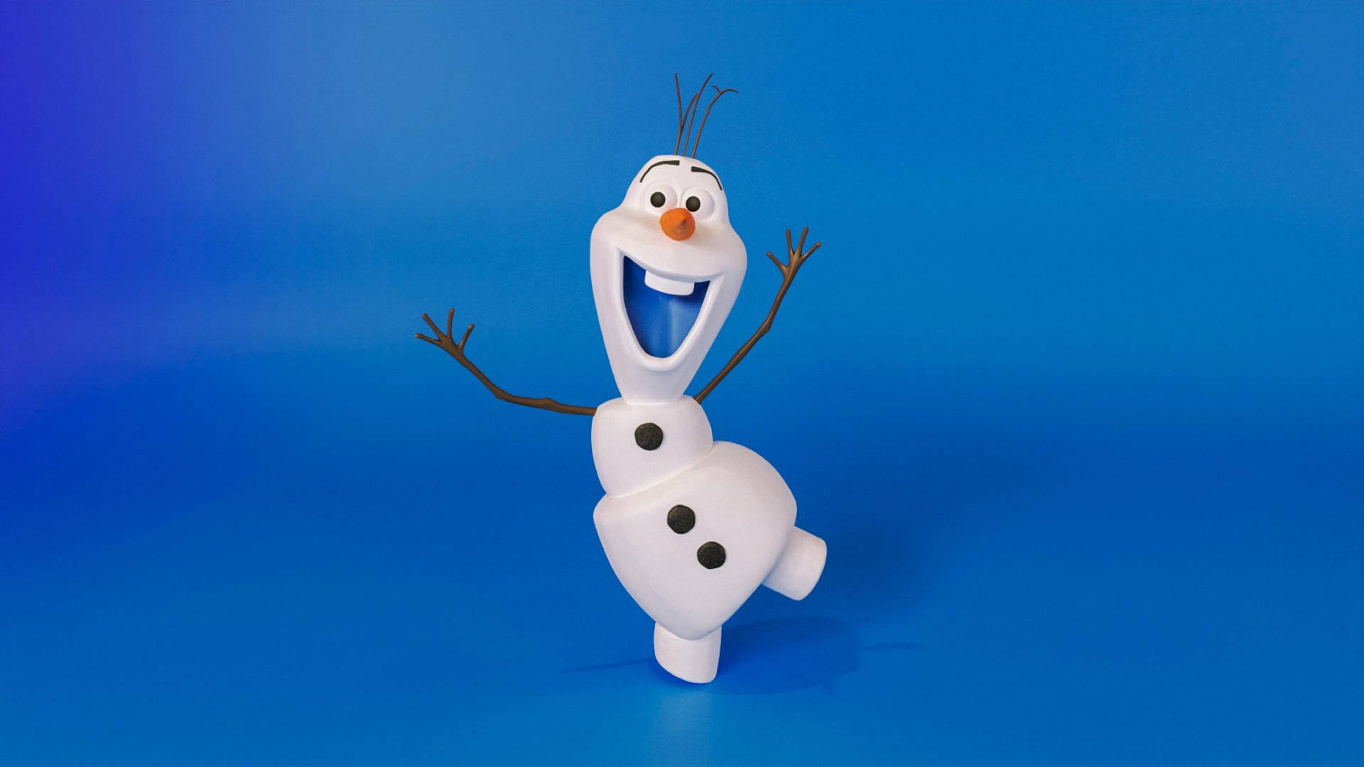 Disney's Snowman Olaf 3D Wallpaper