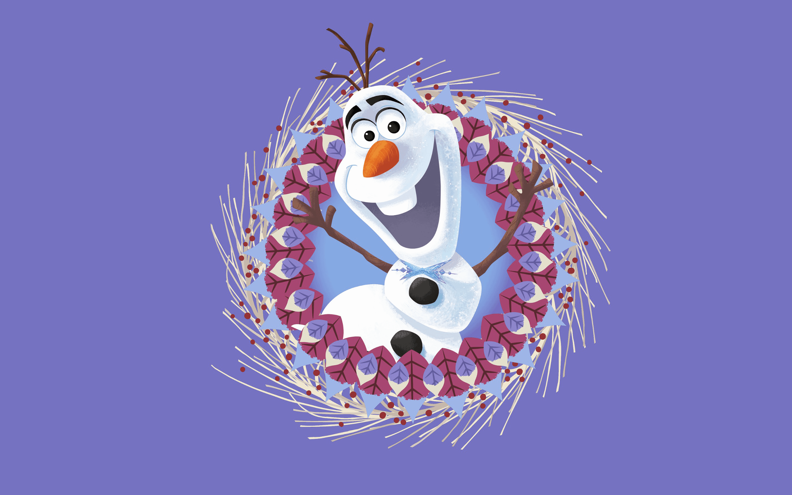 Here's an Olaf wallpaper
