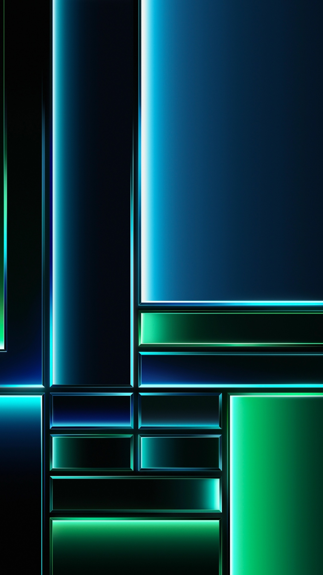 Grid Wallpaper 4K, Dark theme, Green
