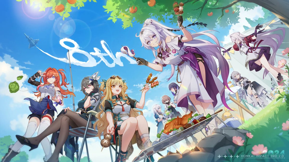 Honkai Impact 8th Anniversary Wallpaper