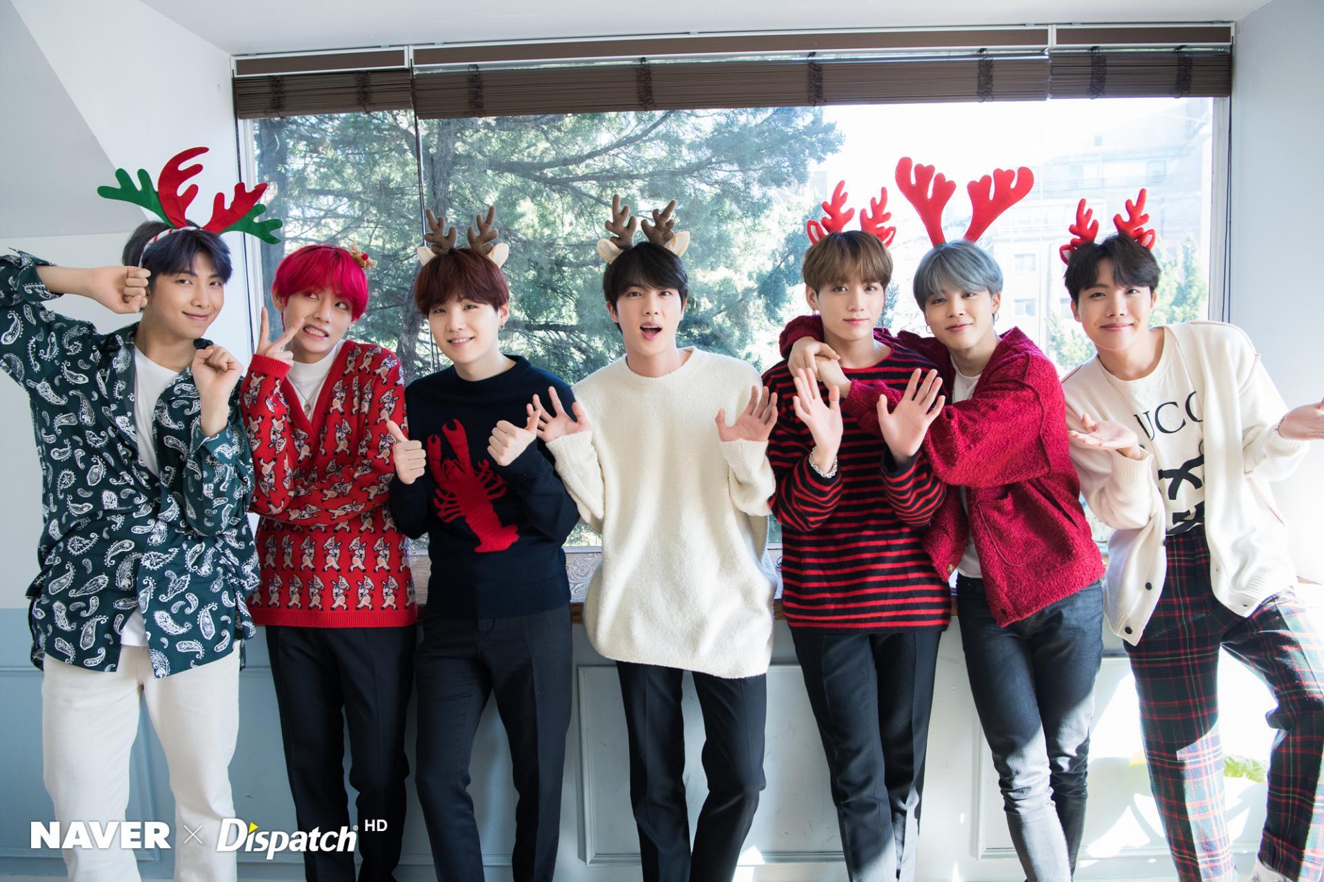 BTS Christmas Wallpaper [Free Background Image]