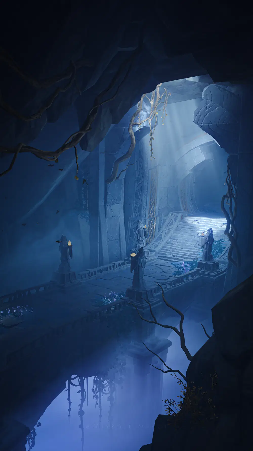 Wallpaper of Landscapes Genshin Impact