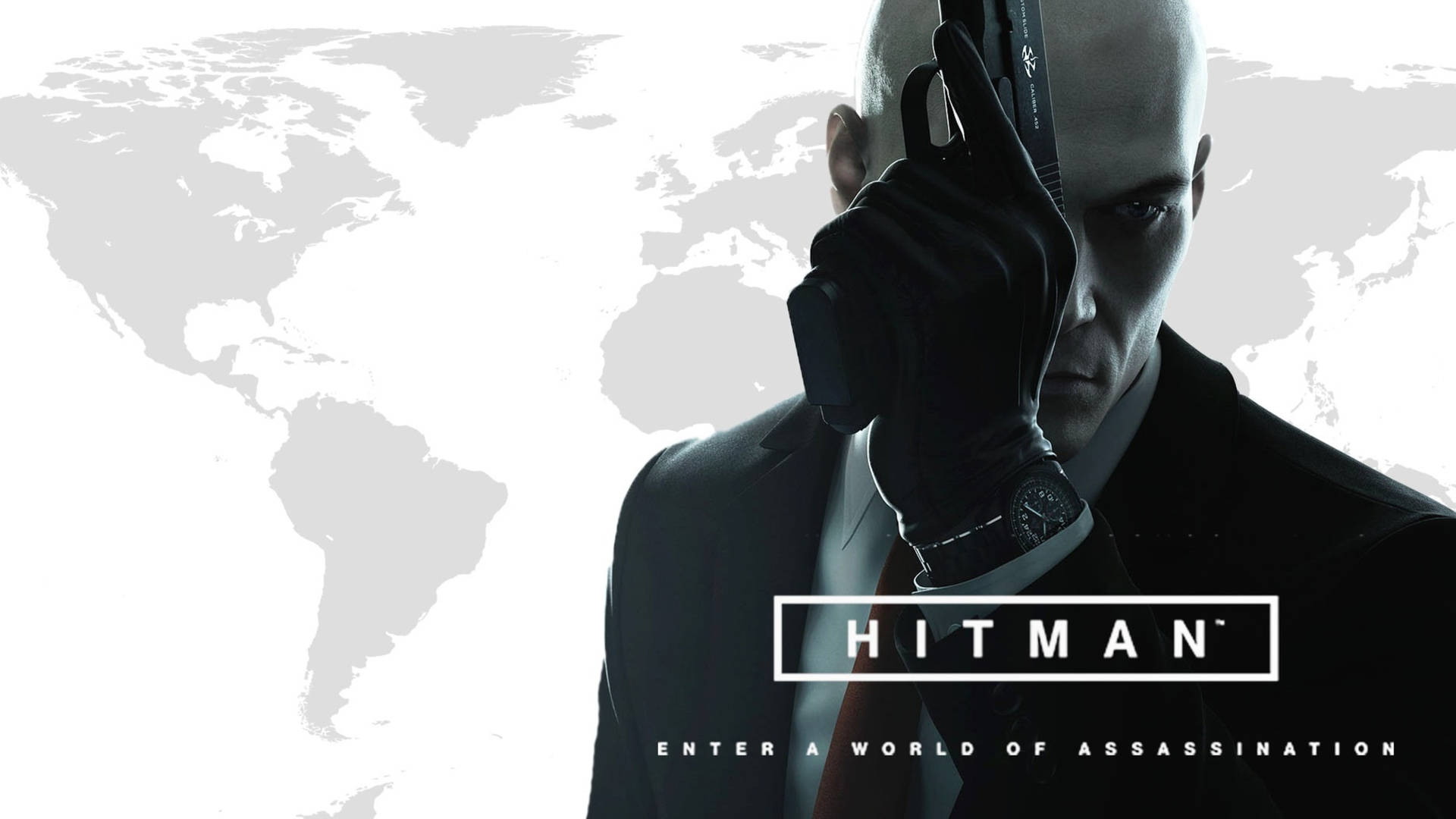 Hitman Full 4k World Map Poster
