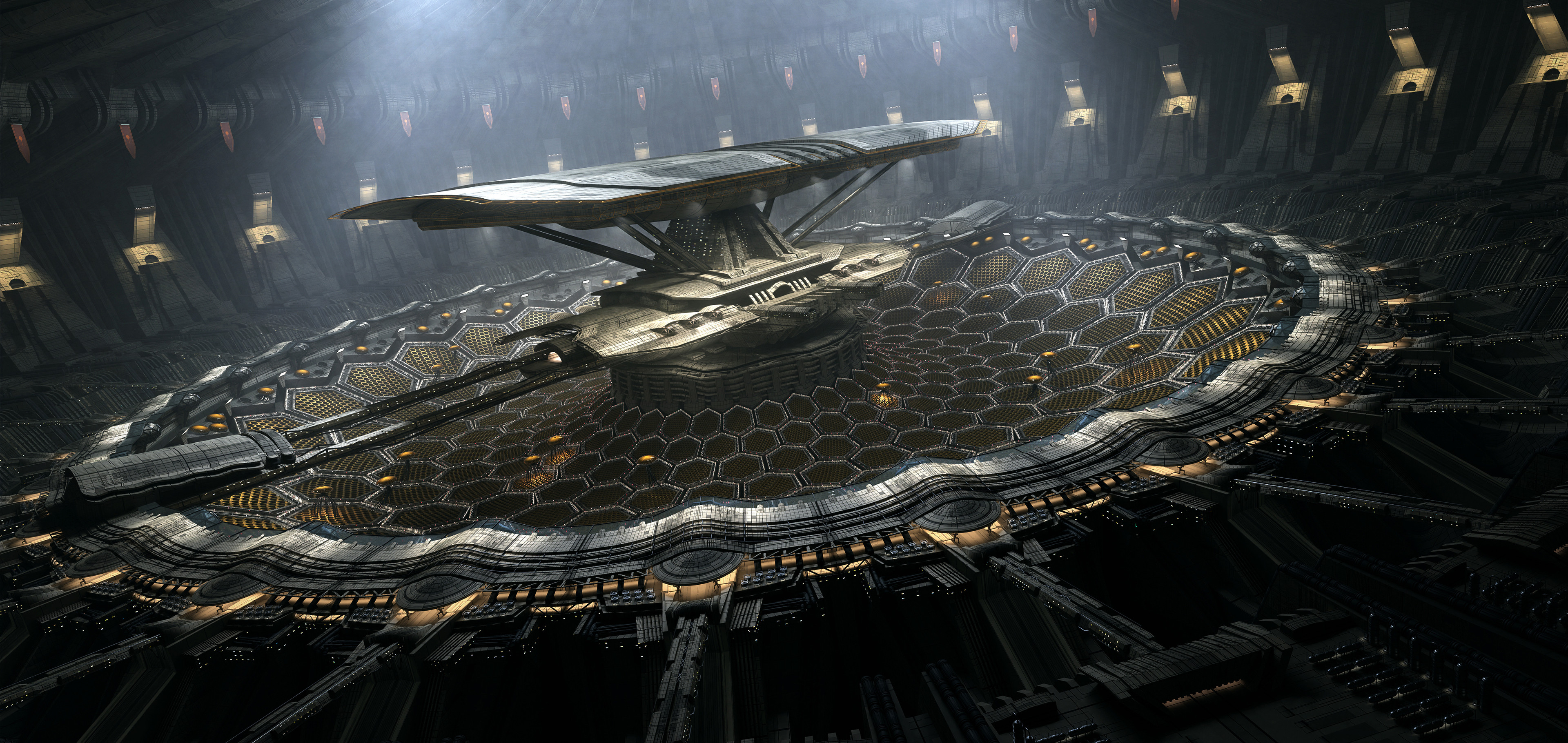 Sci Fi Structure HD Wallpaper