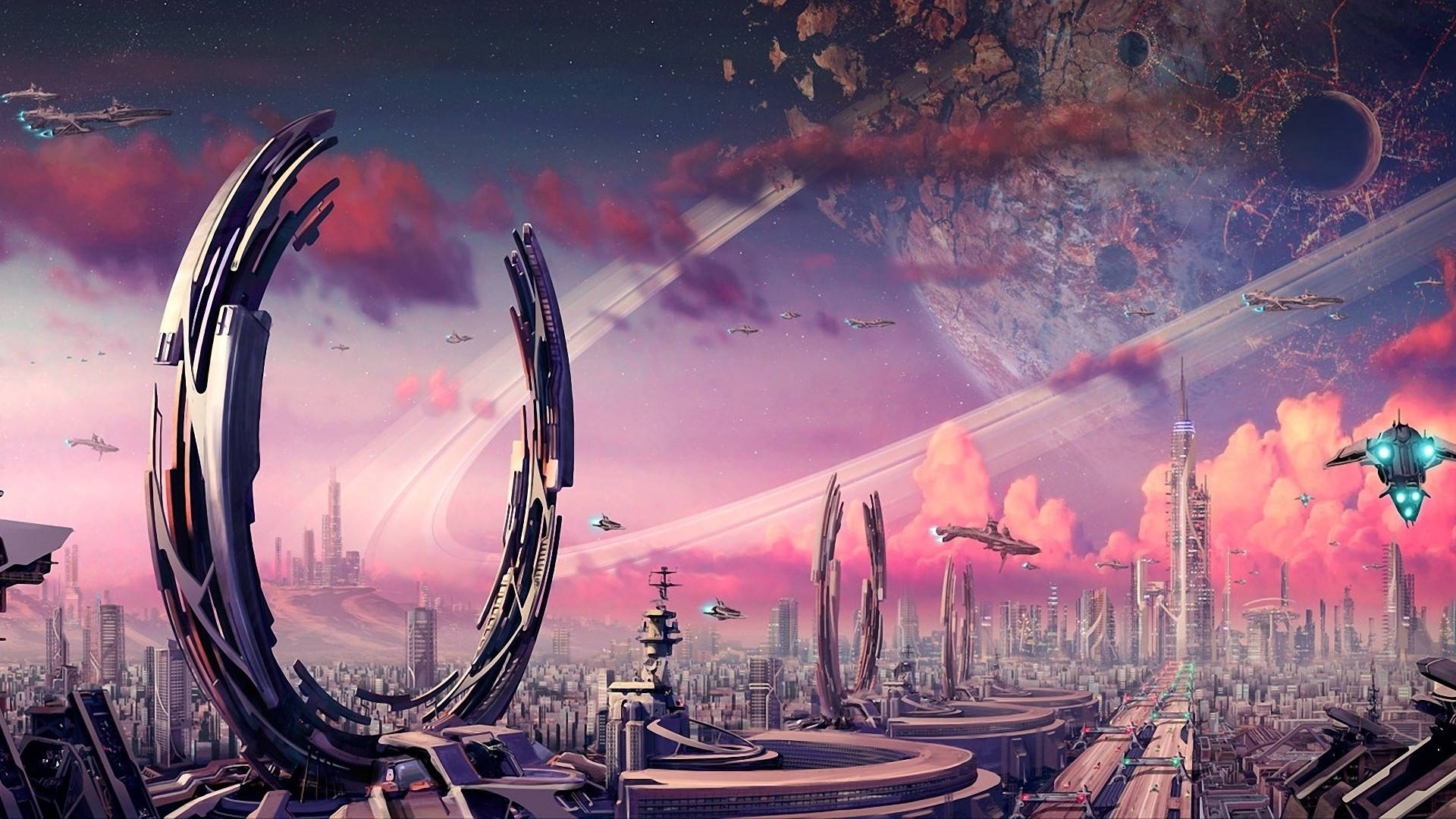 Sci Fi Landscape Wallpaper