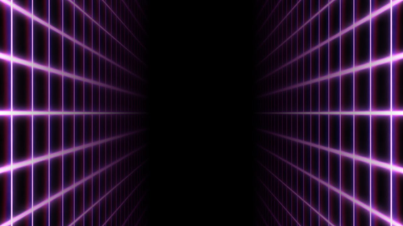 Retro Synthwave 80s Neon Grid Net Lines