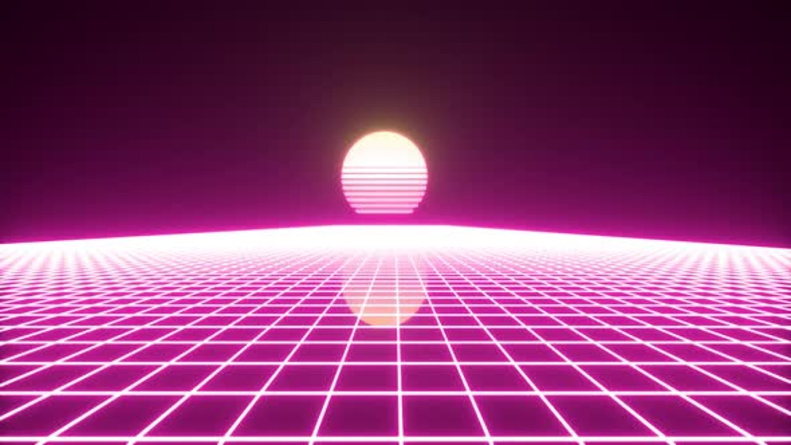 Stars 80s Retro Futurism Background HD