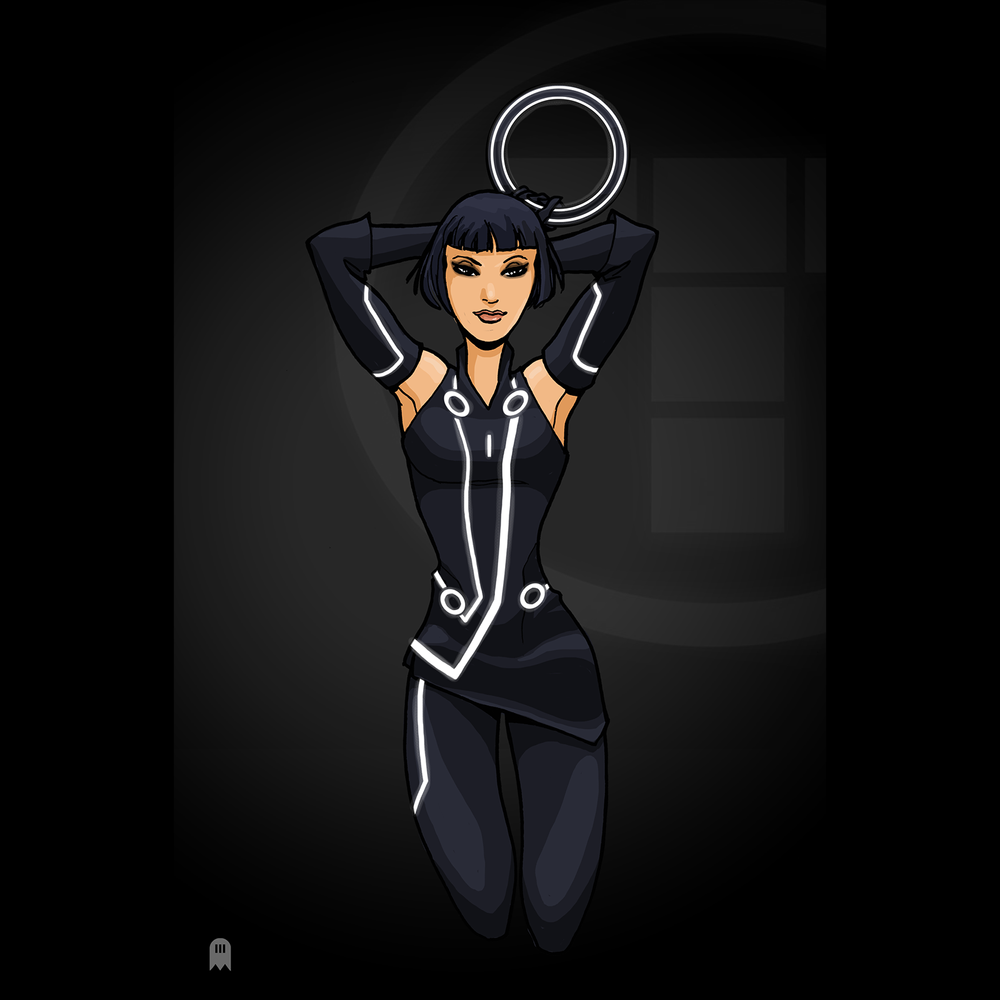 Quorra Tron legacy Kneel