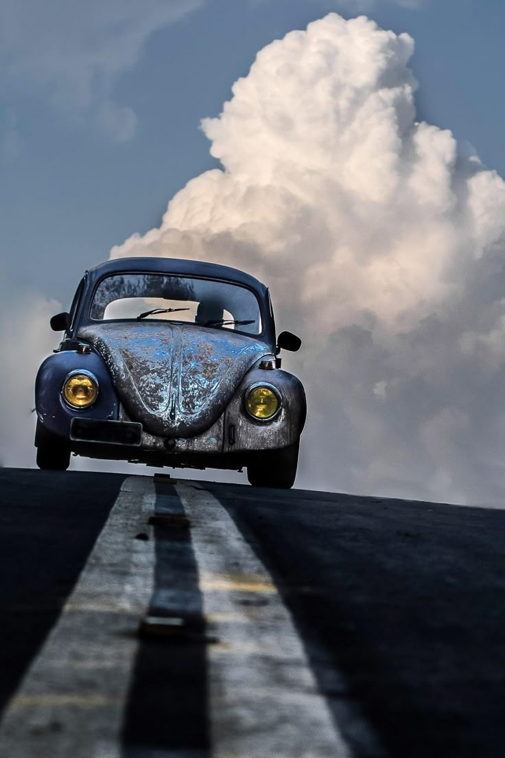 Blue car, Old classic cars, Vw beetles