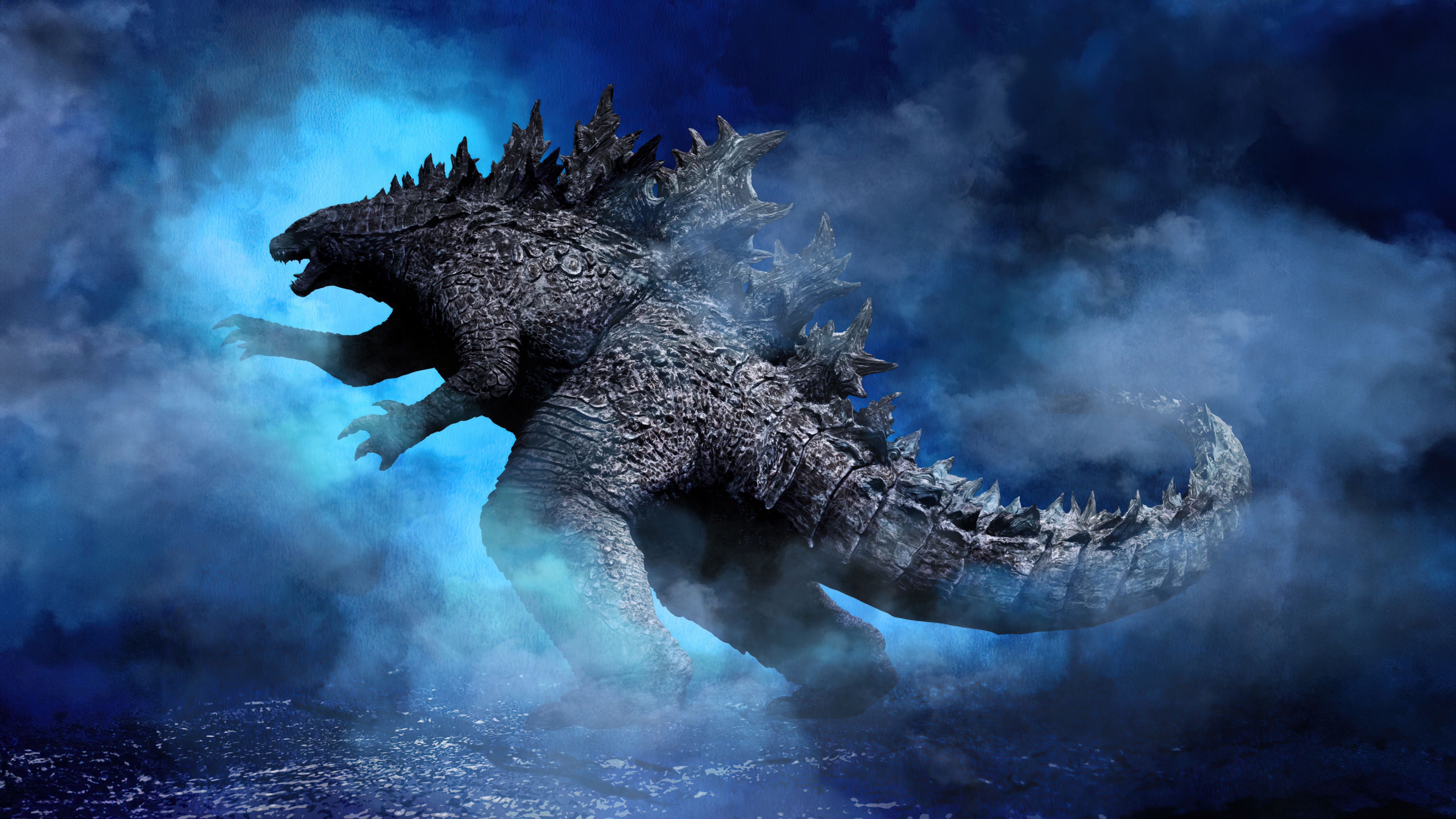 Godzilla Wallpaper 4K, Kaiju, Titan, 5K