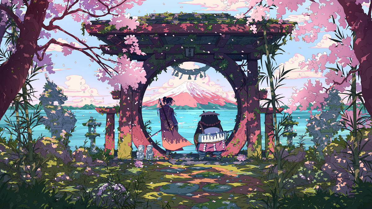 LO FI ANIME DESKTOP WALLPAPER 4K