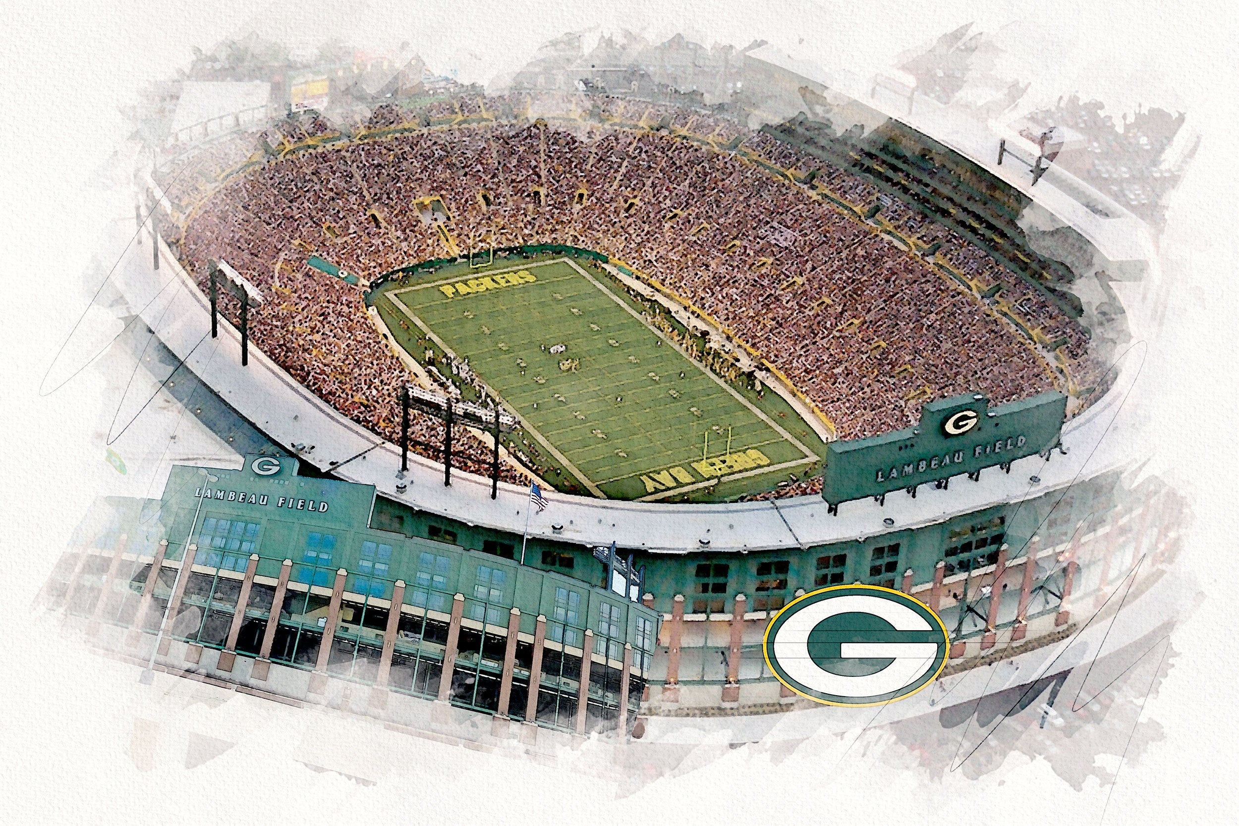 Lambeau Field Artwork, Lambeau Field