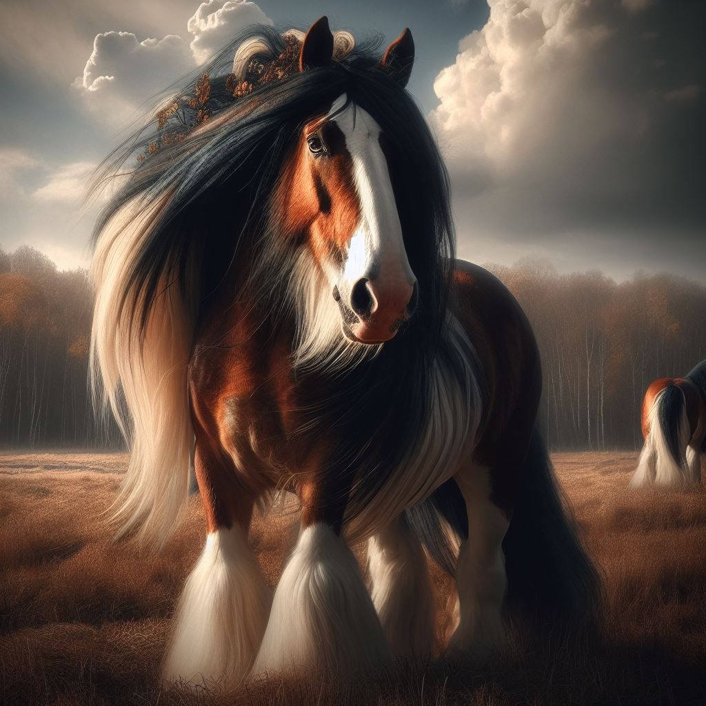 Stunning Clydesdale horse