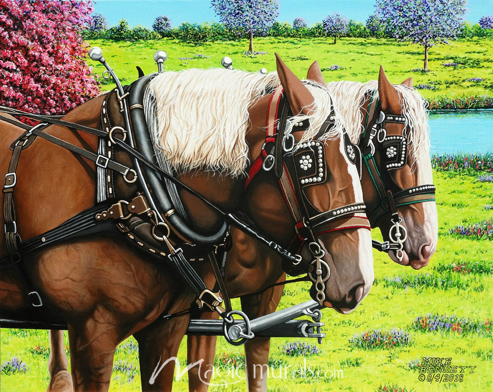 the Meadow Wallpaper Mural