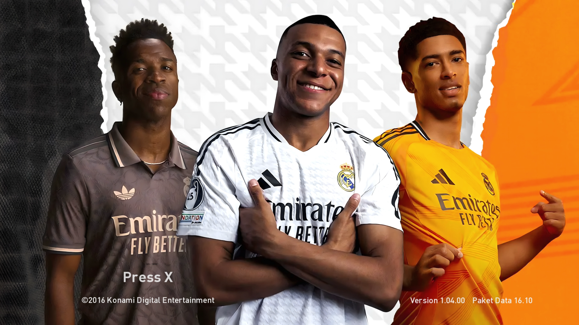 PES 2017. Real Madrid CF 2025 Menu