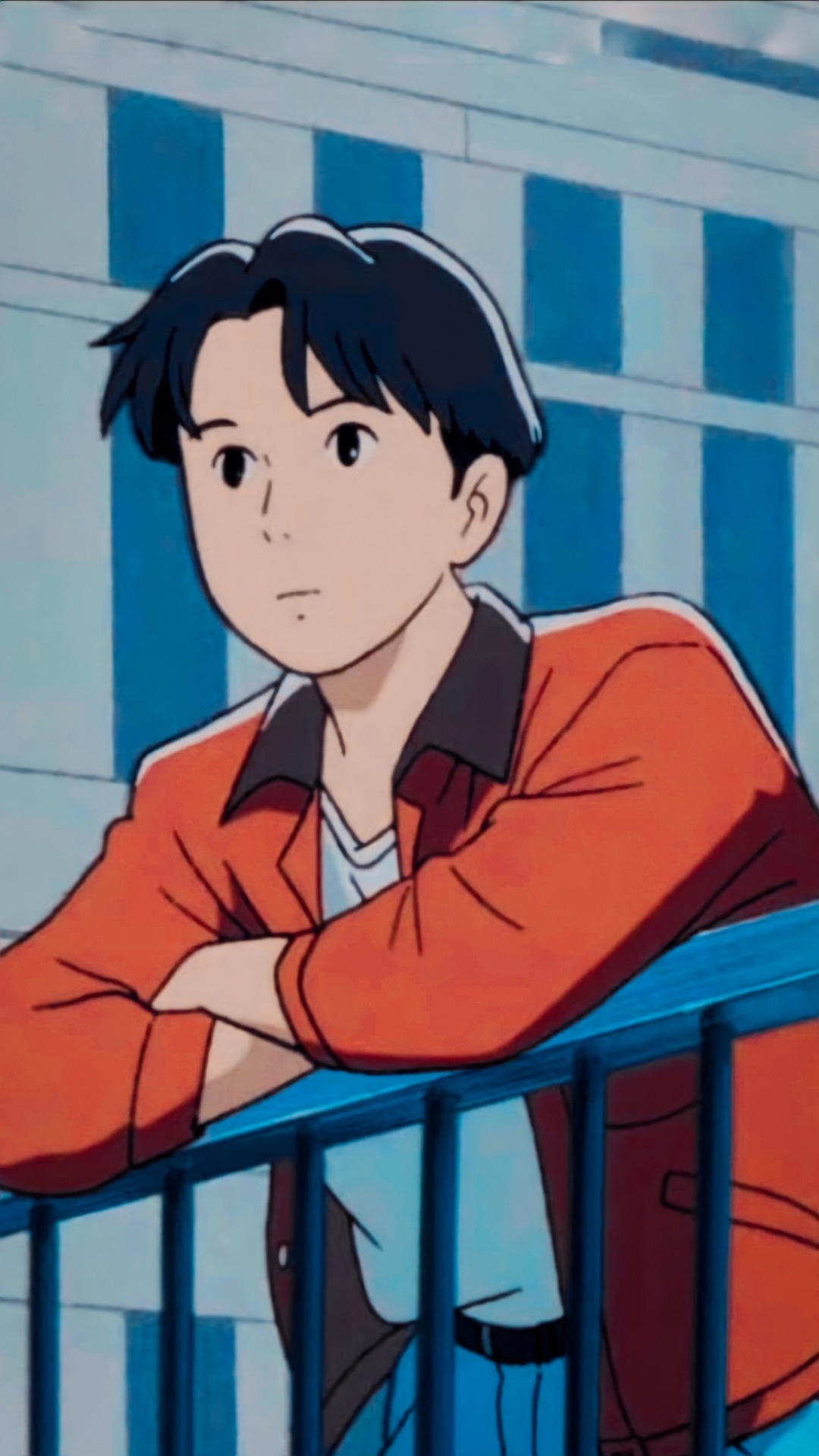 Anime wallpaper. From ocean waves