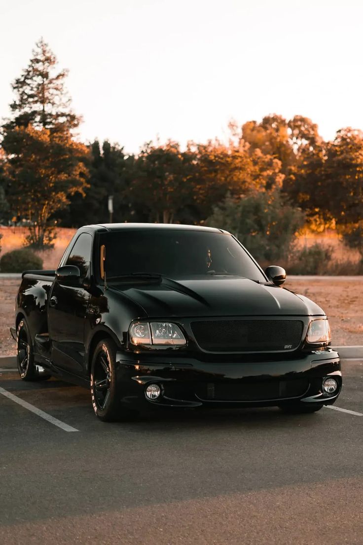 Black Ford F150 SVT Lightning