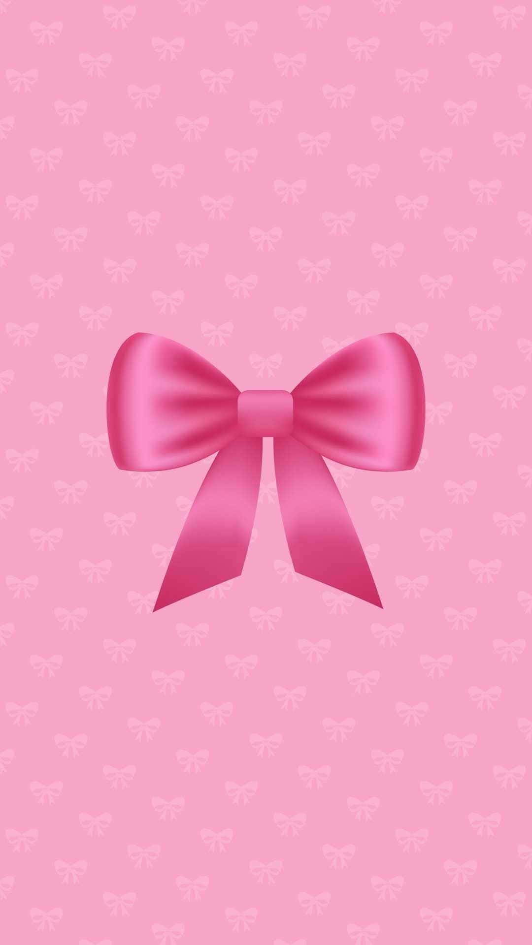 Pink Bows Wallpaper