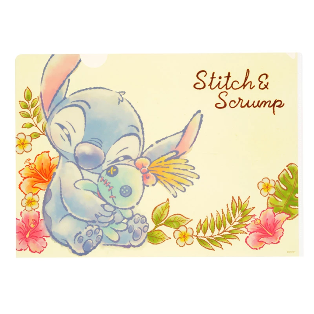 Disney Stitch & Scrump Clear File Set
