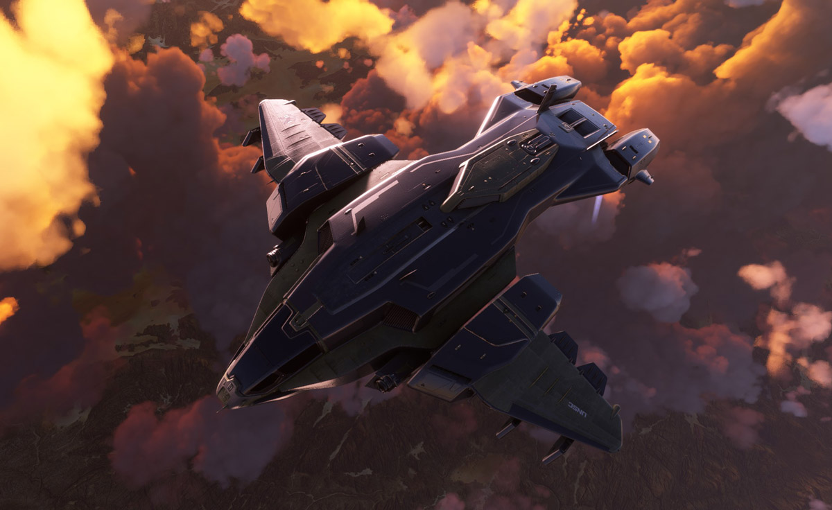 Halo's D77 TC Pelican Dropship Now