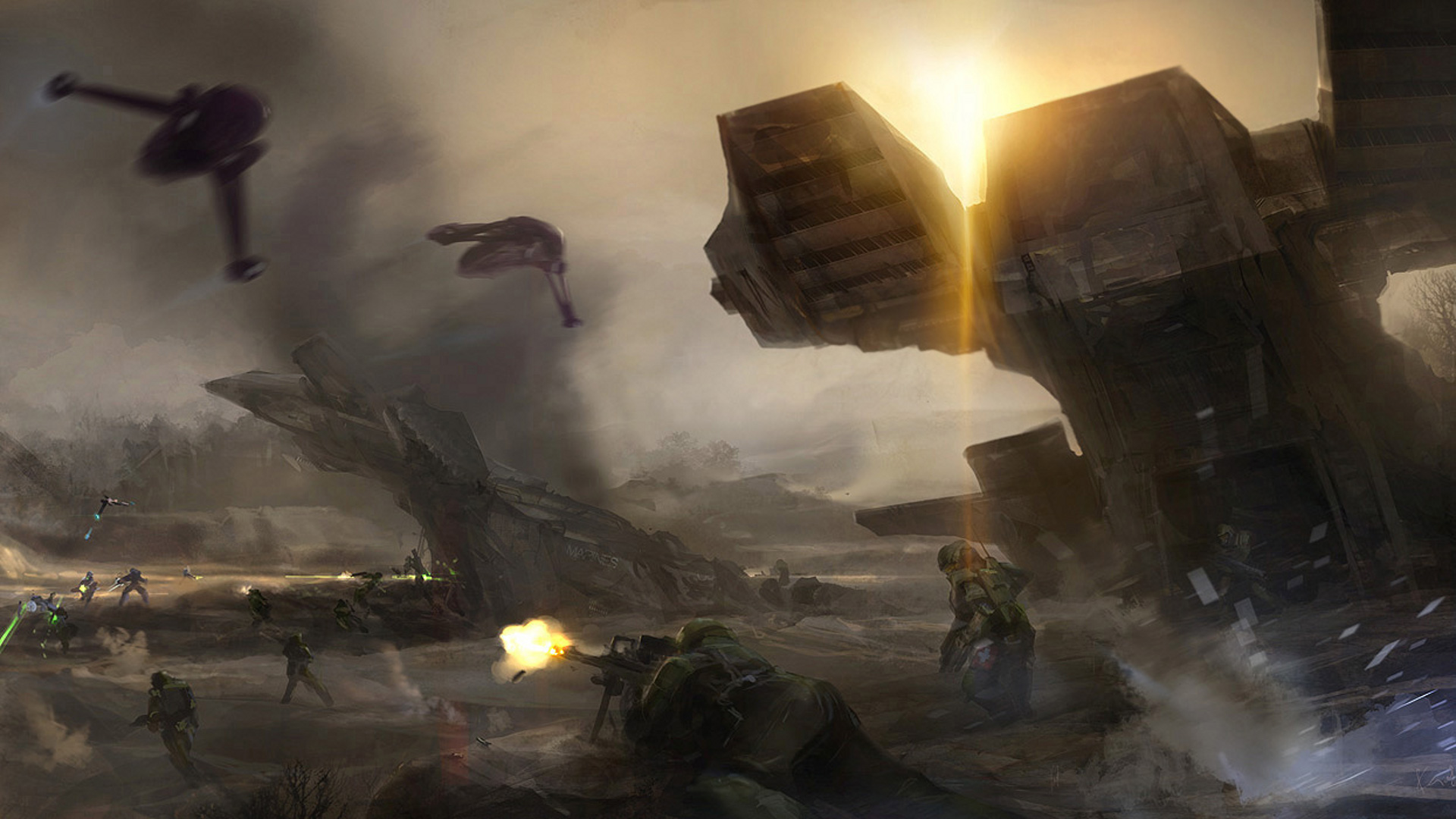 Download Video Game Halo HD Wallpaper