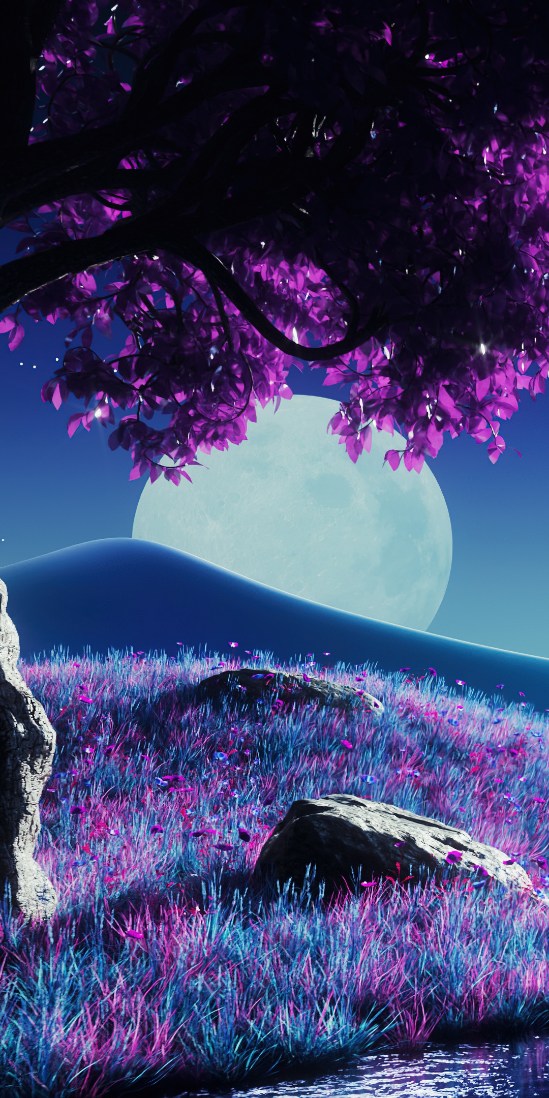 Purple aesthetic Wallpaper 4K