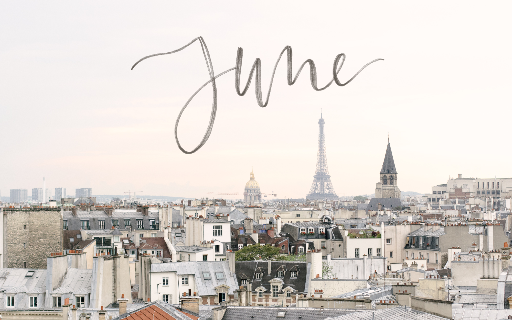 June. Monthly Wallpaper Download