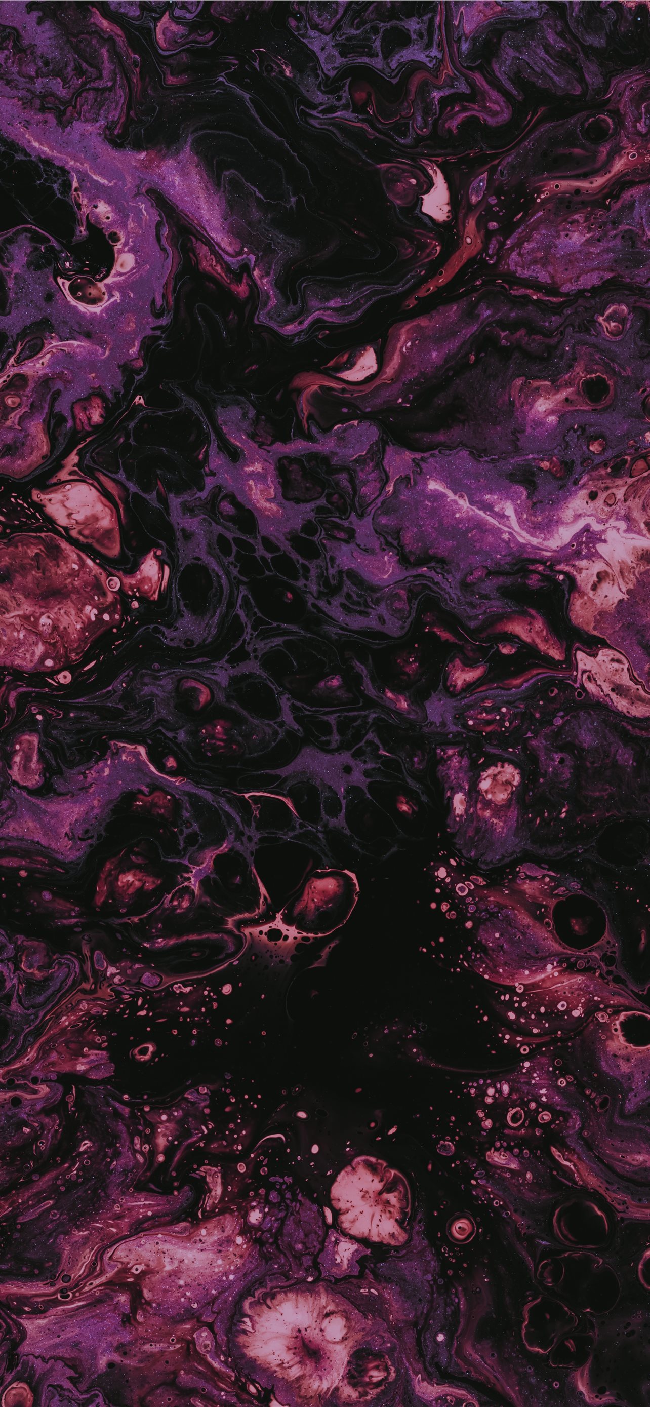 purple and black abstract painting