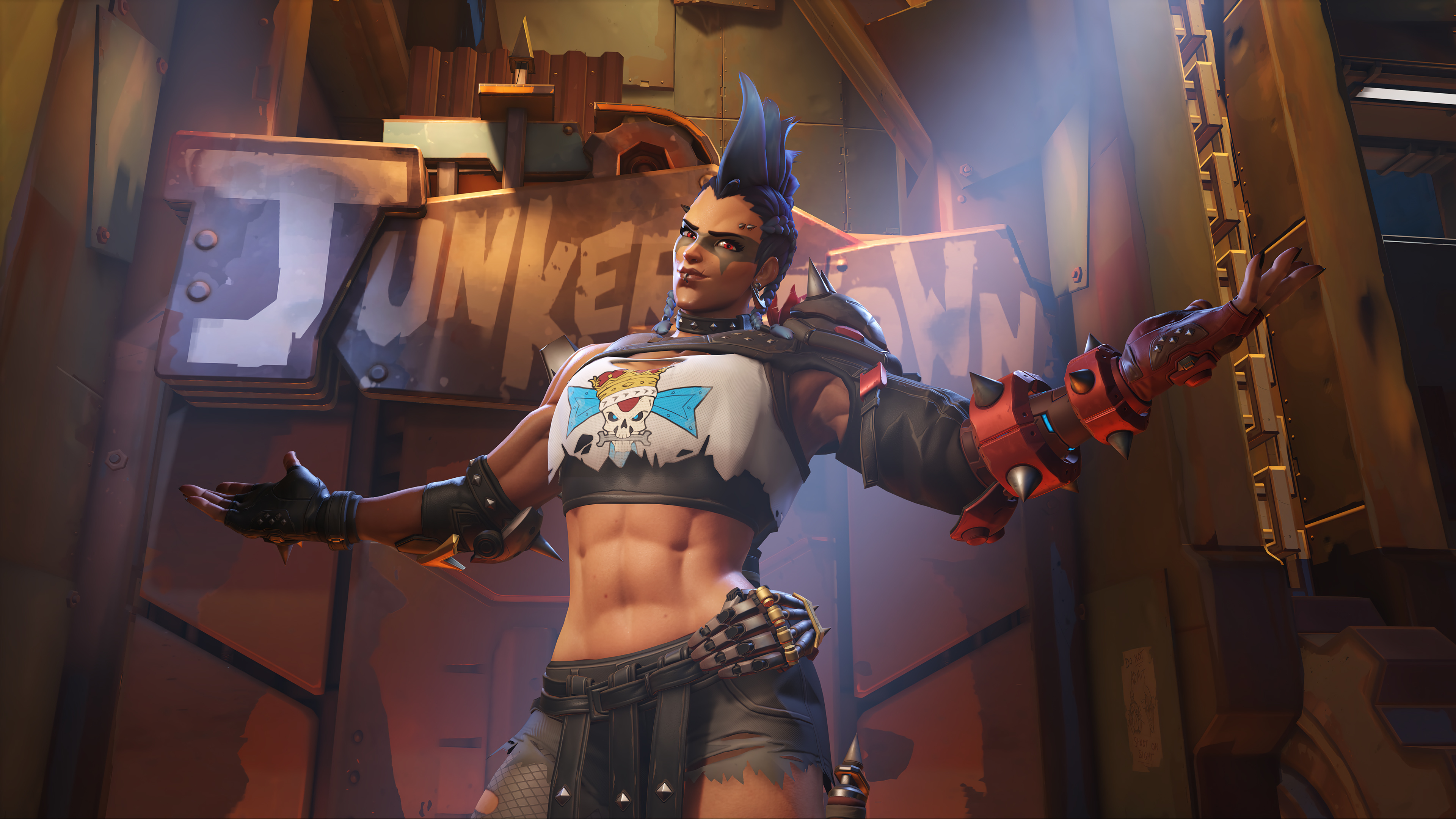 Junker Queen Overwatch 2 4K Wallpaper