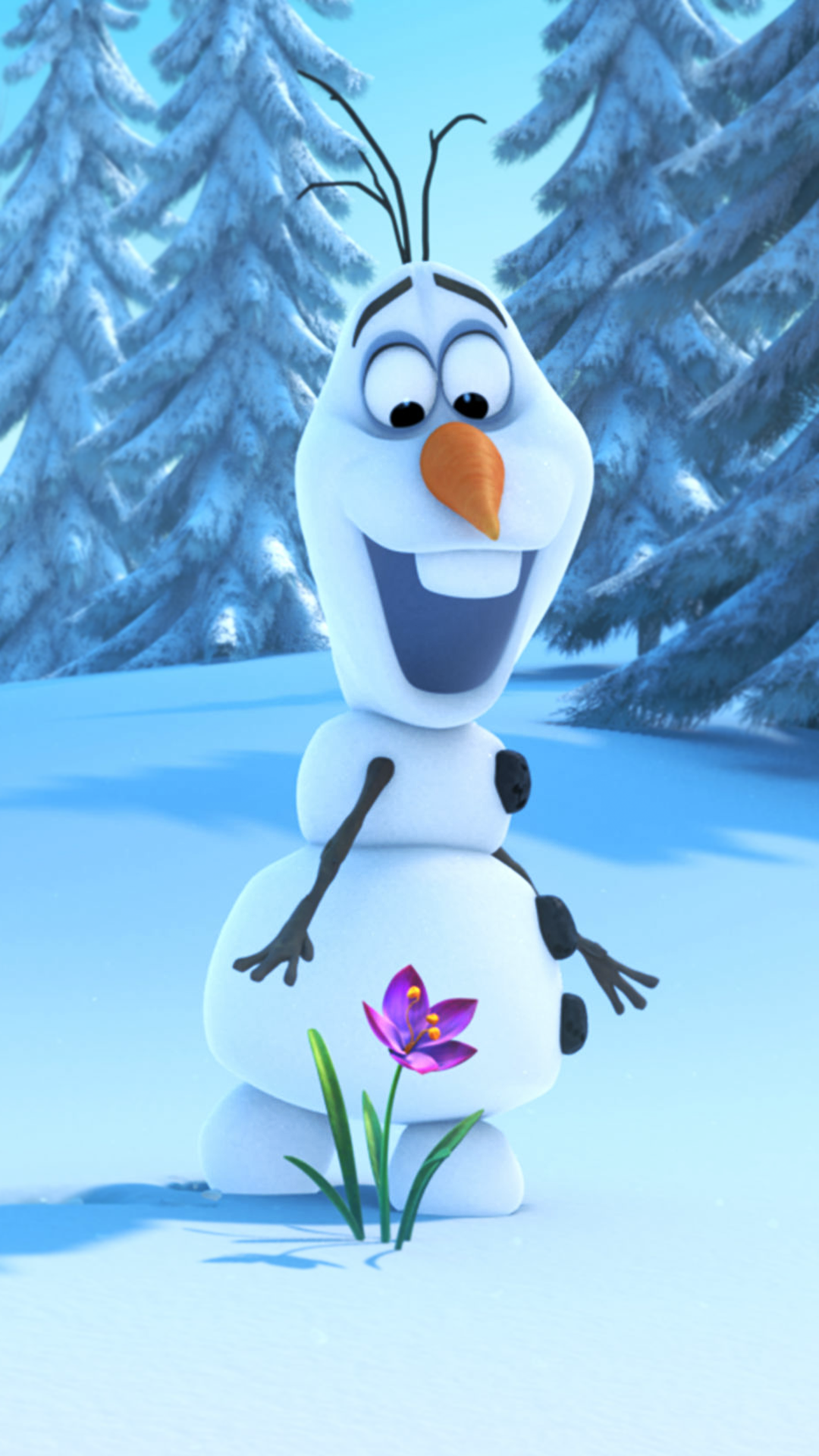 Frozen Olaf One Piece iPhone Wallpaper