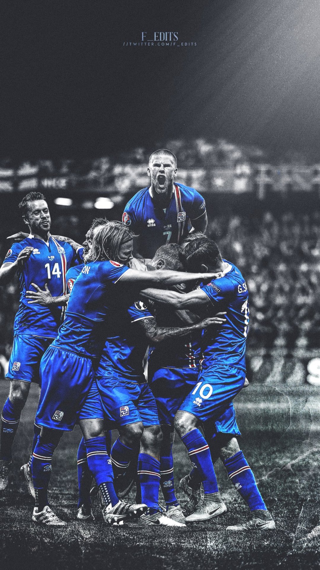 Iceland football mobile wallpaper