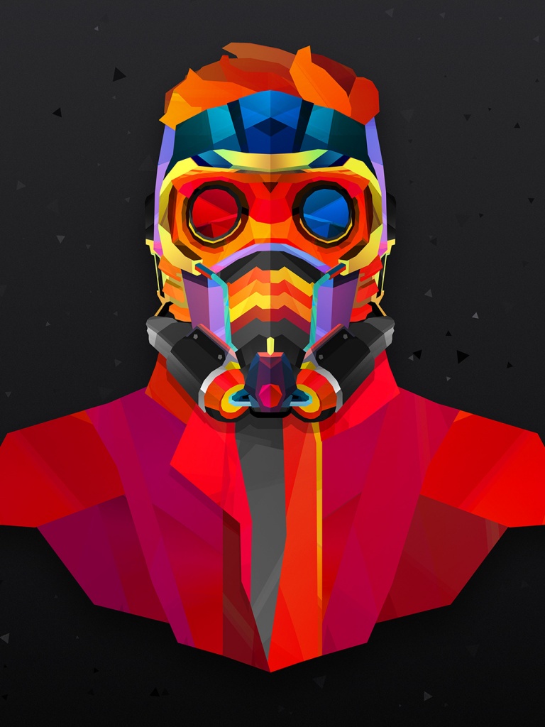Galaxy Star Lord Abstract Art