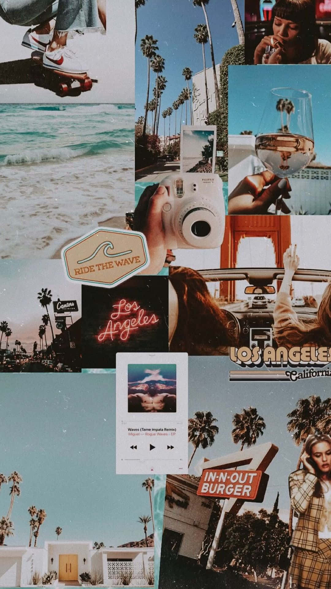 Download Vintage Collage Beach