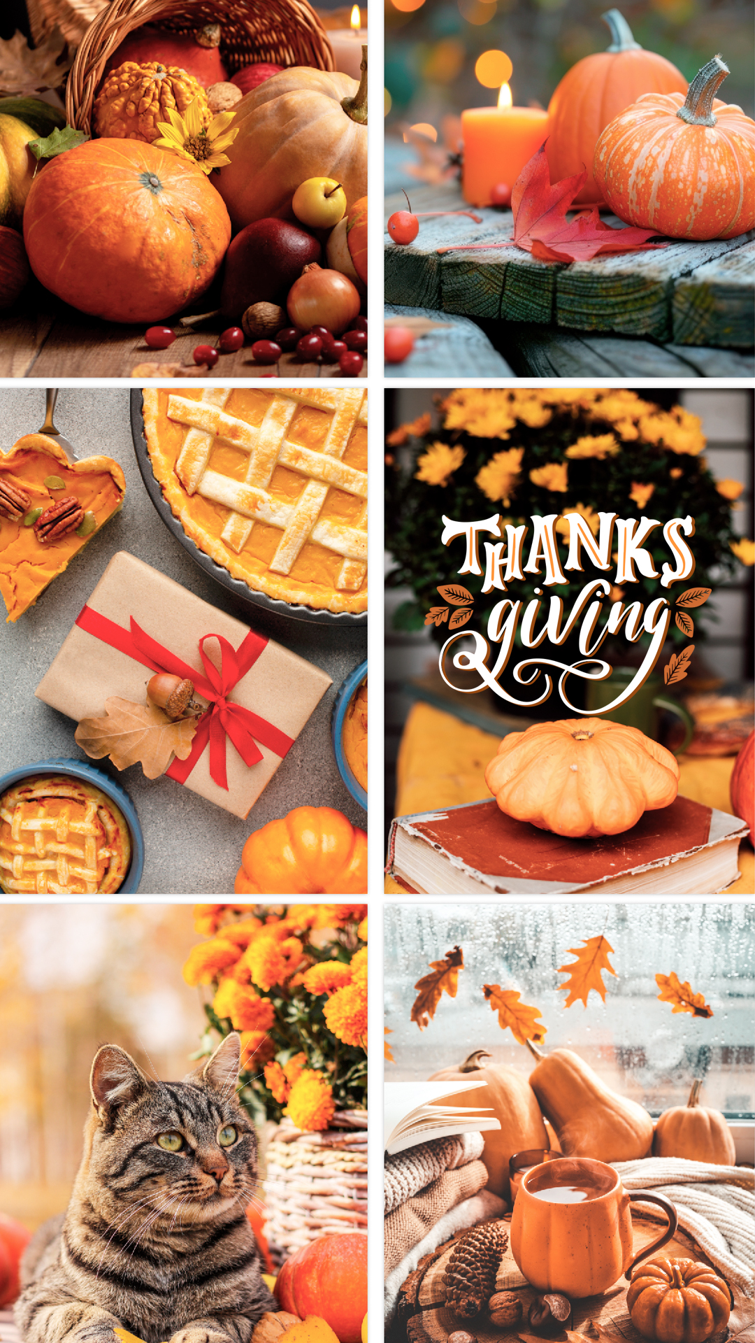 Cozy Thanksgiving Phone Wallpaper